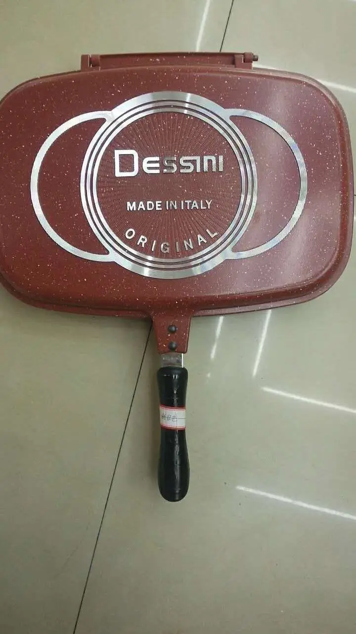 Dessini Double Grill Pan Non-Stick, Energy-Saving Cookware