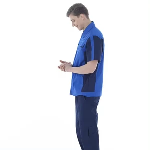 Corporate Industrial Uniform Designs High Quality Worker Short Jacket and Pant