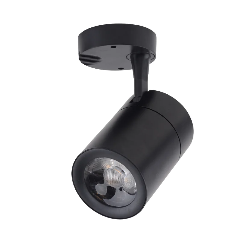 JL507 White Black surface mounted cob track spot light