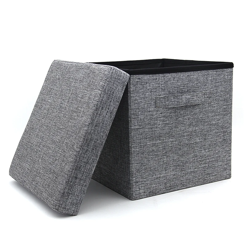 HStex Bedroom Furniture 2020 Clothes Storage Sit Box Fabric Chair Child Cube Animal Customize Ottoman