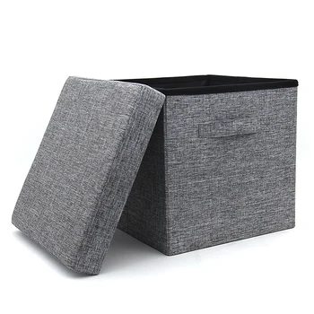 HStex Bedroom Furniture 2020 Clothes Storage Sit Box Fabric Chair Child Cube Animal Customize Ottoman