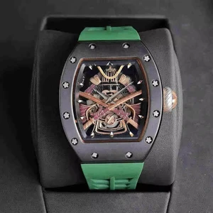 New High-quality Luxury Fashion Trend Men's Mechanical Watch with Skeleton Dial Classic Elegance Casual Sports Waterproof Watch