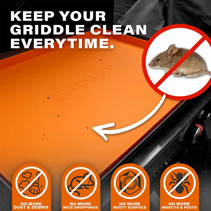 36 Inches Griddle Buddy Grill Mat For Blackstone Griddle Silicone