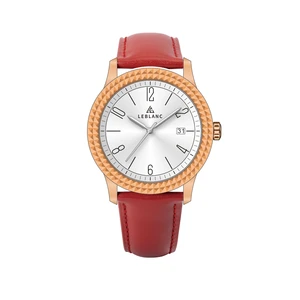 Personalized Luxury Antique Charm Mechanical Watch Movement Stainless Steel Case Genuine Leather Strap Pointer Sapphire 42mm