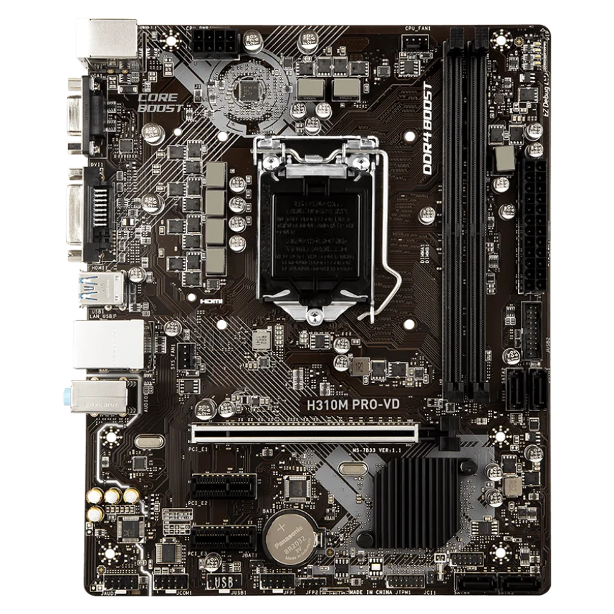 Материнская плата MS LGA 1151 для настольных ПК H310M PRO-V PLUS
