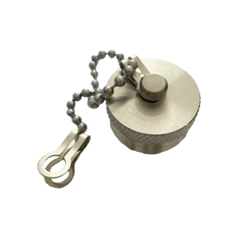 product 4310 female dust cap factory supply copper 4310 dust cap with chain-1