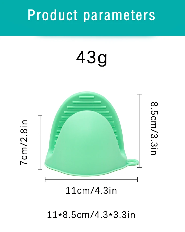 Colorful Silicone Mini Oven Mitts For Air Fryer Kitchen Cooking Baking