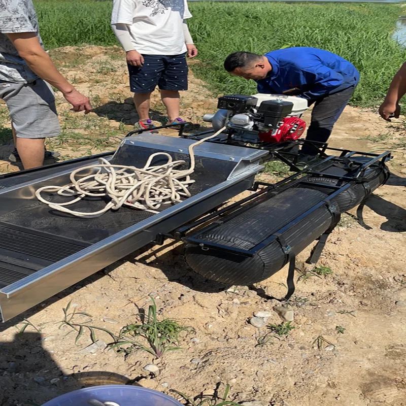 Siphon Type Small Gold Dredge with Turbine Increases Pump Gold Dredge
