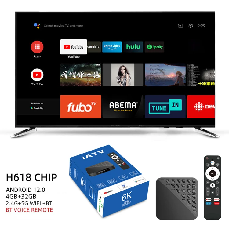 S98Q Max Android TV Box - 4K Set-Top with 4GB RAM