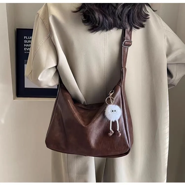 Simple Large Capacity Stylish Versatile Suitable for Casual Commuting Women's Bags Korean Niche Design Luxury Ladies CrossBody