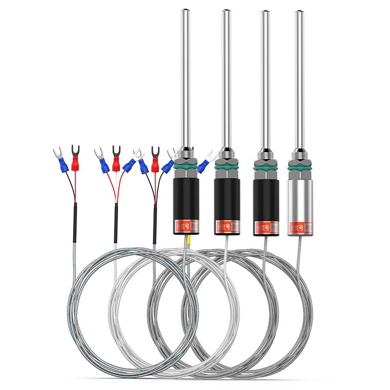 Movable Thread Thermocouple Type k Rod 18mm Temperature Calibrators Pt100 RTD Sensor