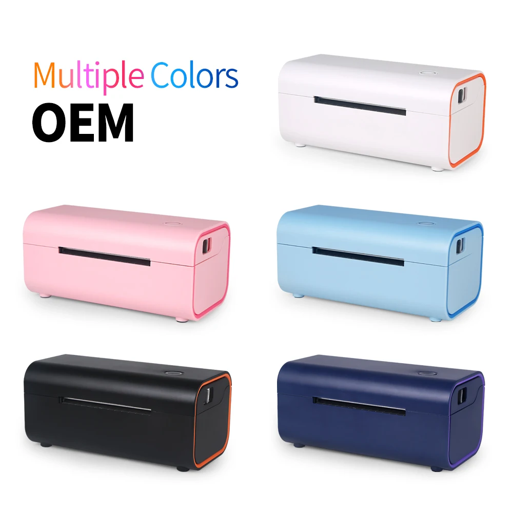 Sticker Label Printer 4x6 Thermal Barcode Printer 203DPI 118mm Thermal ...