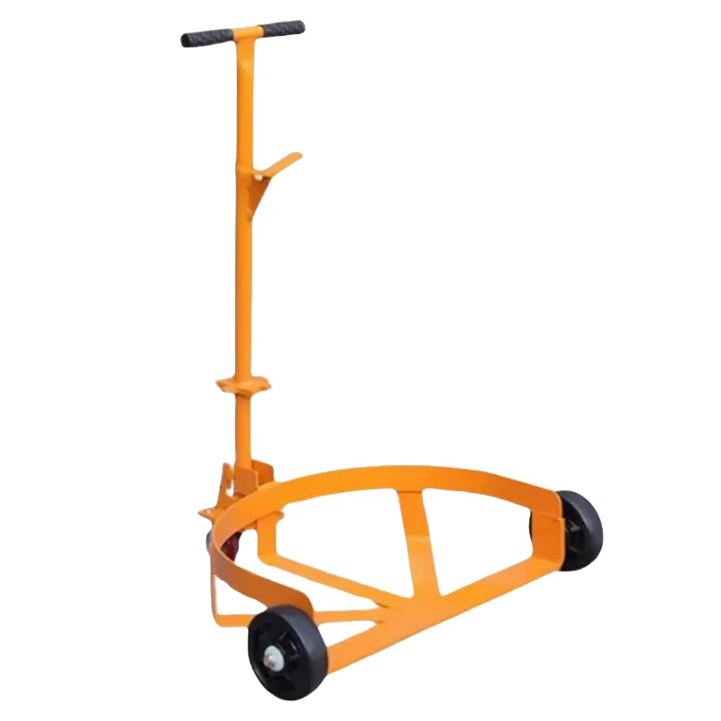 Heavy Duty Material Handling Tool Factory Supply Easily Transport Low Profile Three Wheel 55 Gallon Drum Dolly