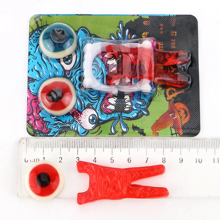 Devil gummy with teeth