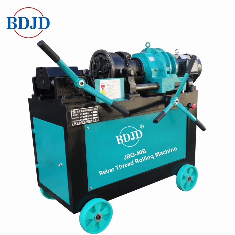 BDJD JBG40B Portable Rebar Threading Machine Bar Thread Rolling Equipment