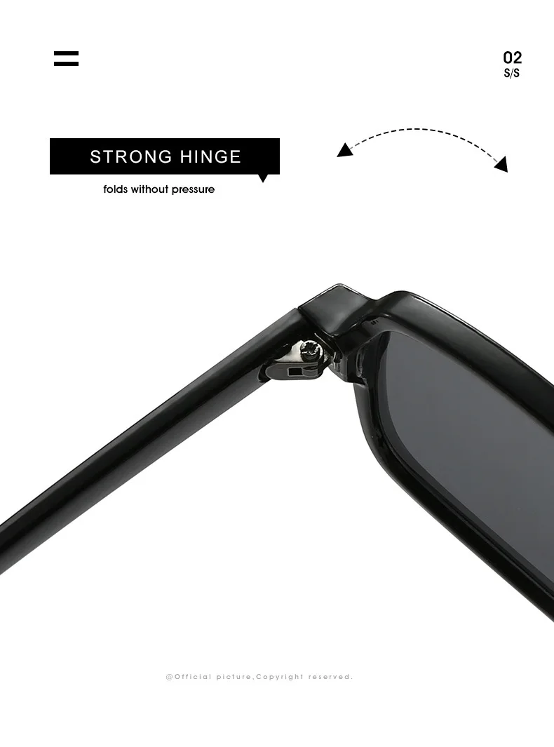 Nueva gran oferta, gafas de sol con montura cuadrada pequeña, gafas de sol a la moda para mujer, gafas Vintage para hombre, gafas con logotipo personalizado, sombrilla de tendencia