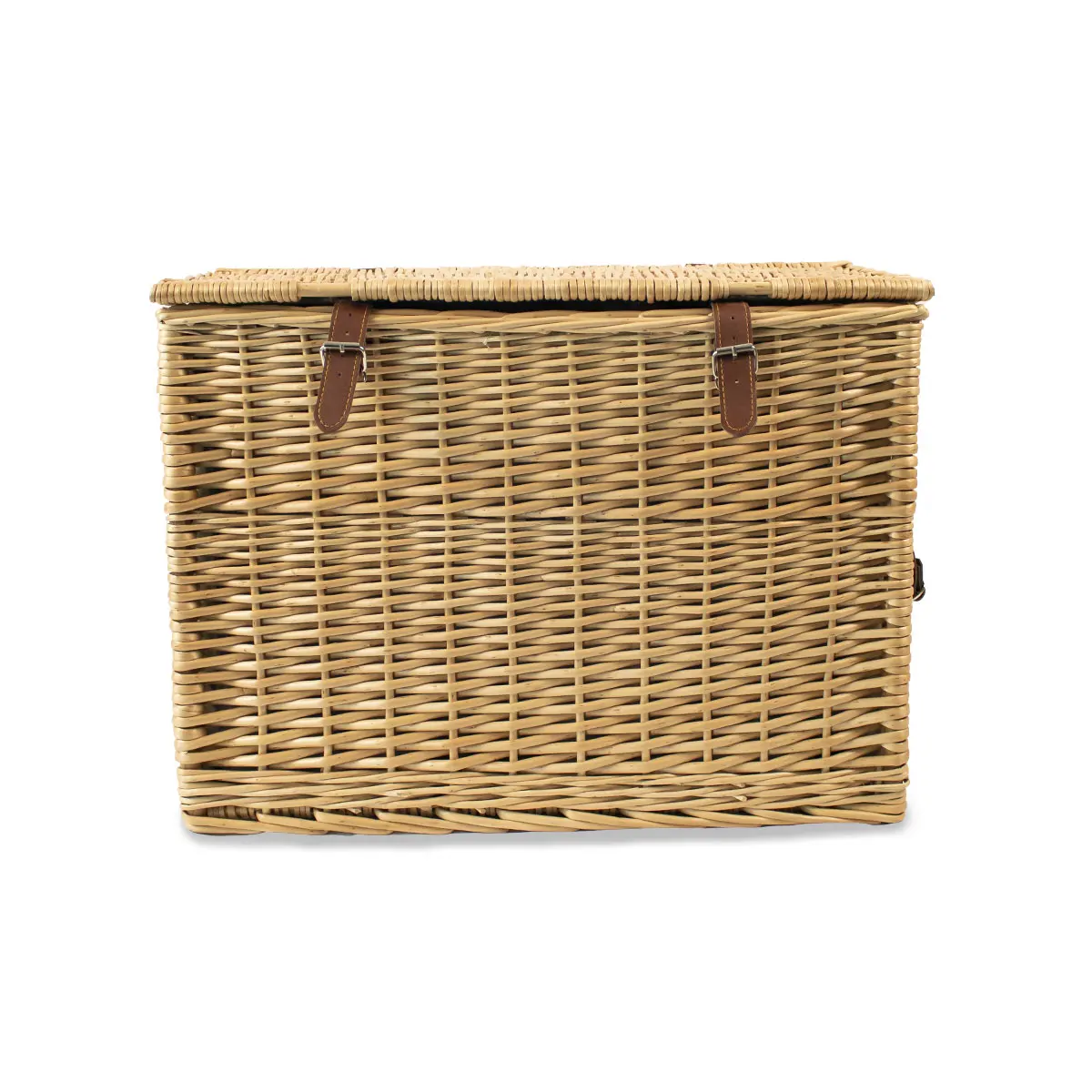 Custom Wicker Handwoven Outdoor Travel Essentials Picnic Set For 4