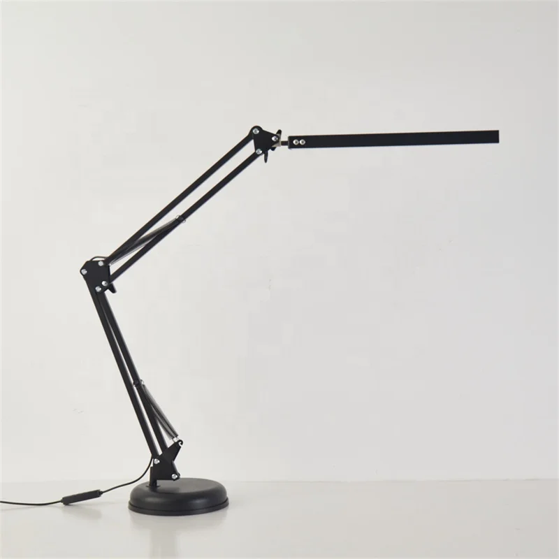 Lampe Réglable 3 Modes Lampe Bureau LED WAFTING - 3 Modes 10 Niveaux - Bras Pivotant 360° - Alimentation USB/Prise Lampe De Table Manucure