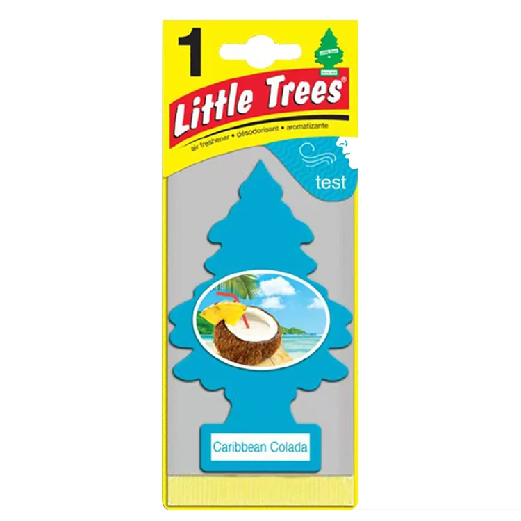 Custom Air Freshener Little Paper Card Home Black Air Freshener Vent