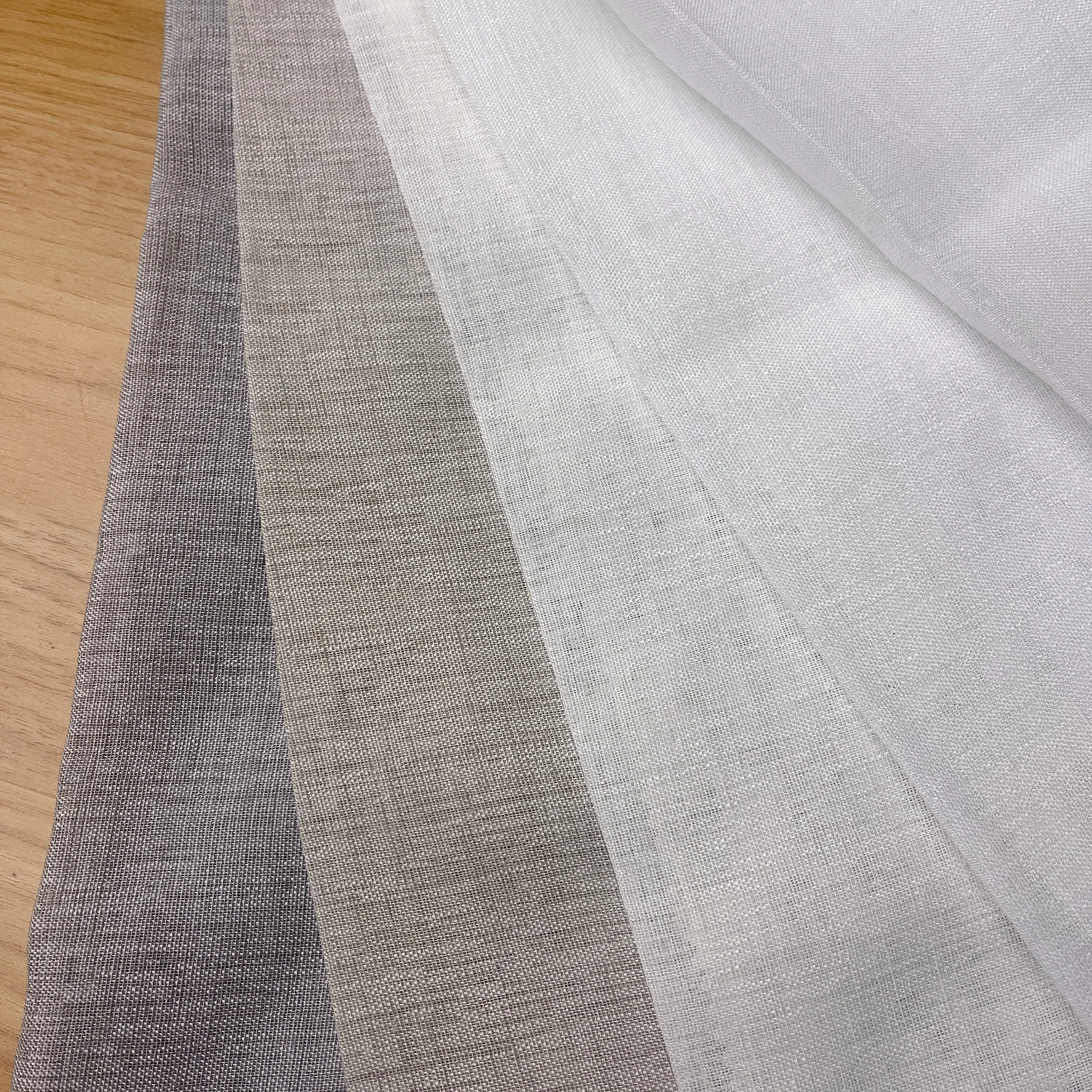CC-274 Voile Linen Fabric Linen Curtain Fabric Linen Polyester Fabrics for Curtain for the Living Room
