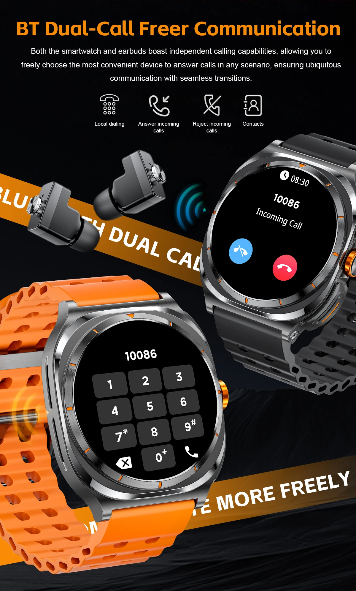 Variante culori ceas smart