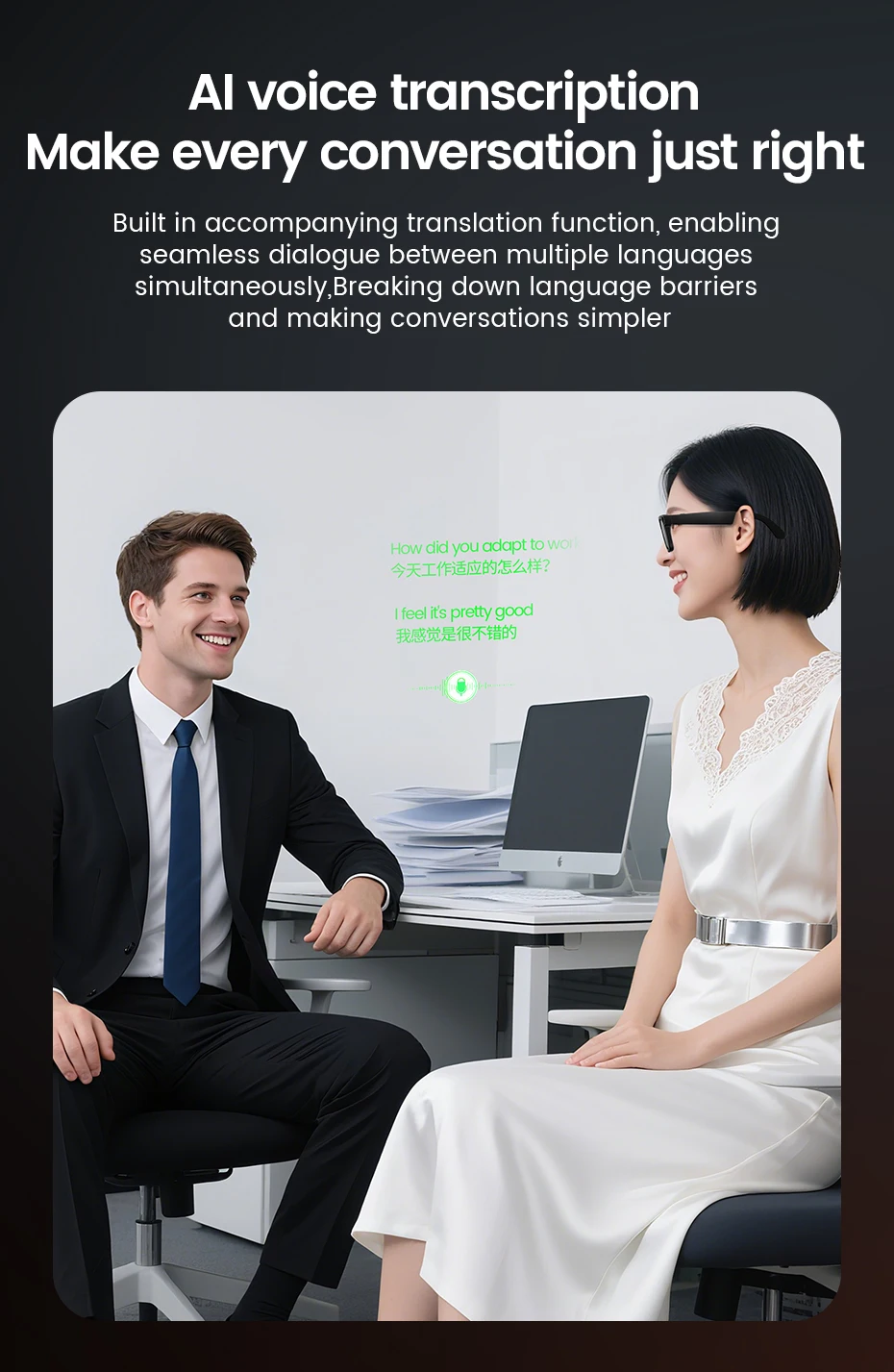 E03C Electrochromic Smart Glasses AI Translation 8MP Camera Video Recording Touch Photochromic Lenses Outdoor Sunglasses 2026