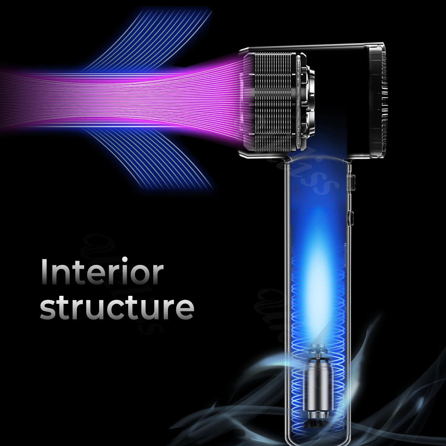 Powerful Bldc Motor Hair Dryer 2 Billion Negative Ion Blow Dryer Super