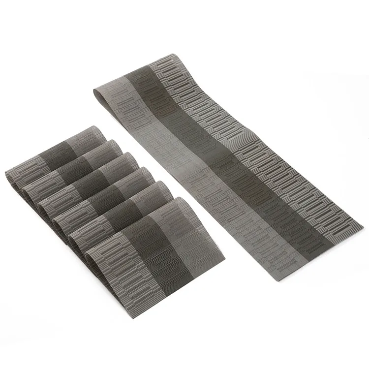 Роскошная виниловая устойчивая моющаяся прямоугольная настольная дорожка из ПВХ для столовой, офиса, кухни, отеля, дома