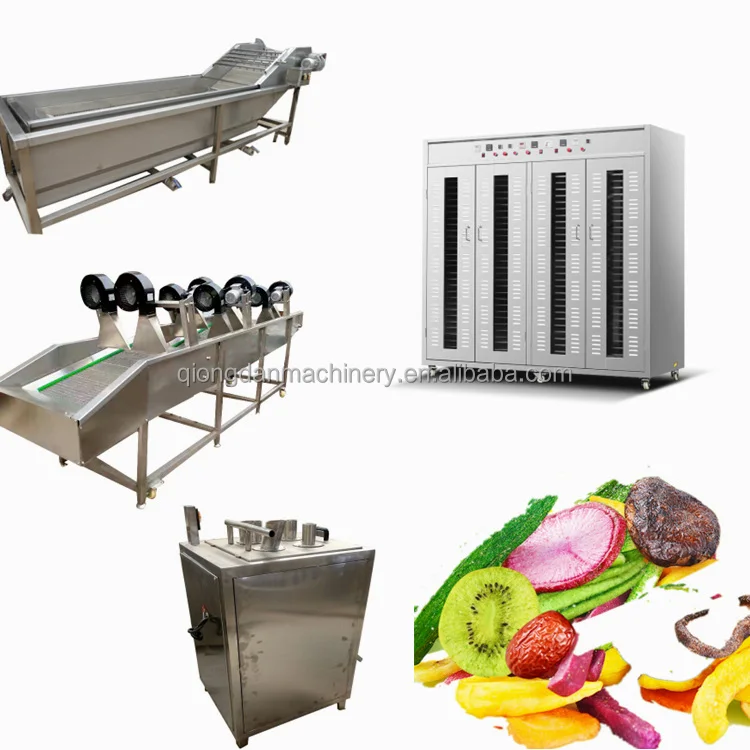 Automatic Star Fruit and Vegetable Dehydration Plant Dried Fruits Dehydrated Vegetables Drying Processing Line Production