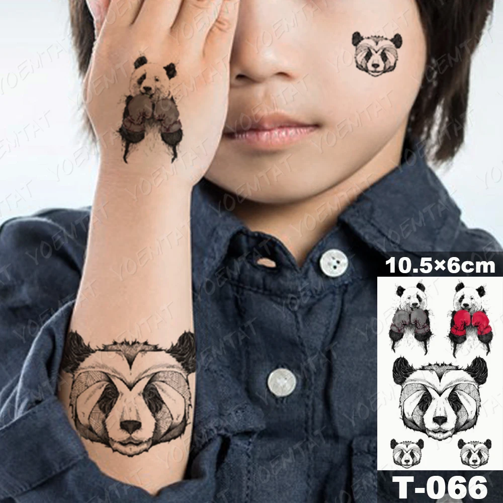 Henna Panda for tattoo design by Mymy-La-Patate on DeviantArt