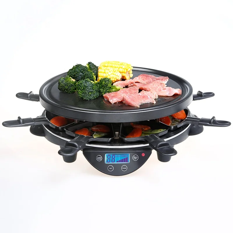 Inwoner Verplicht moed Hot Sale Electric Raclette Grill With Digital Control - Buy Parrilla De  Raclette Product on Alibaba.com