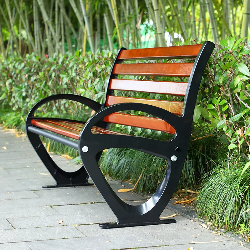 Outdoor Garden Benches Aluminum outdoor furniture Park benches Modern outdoor bench seating factory