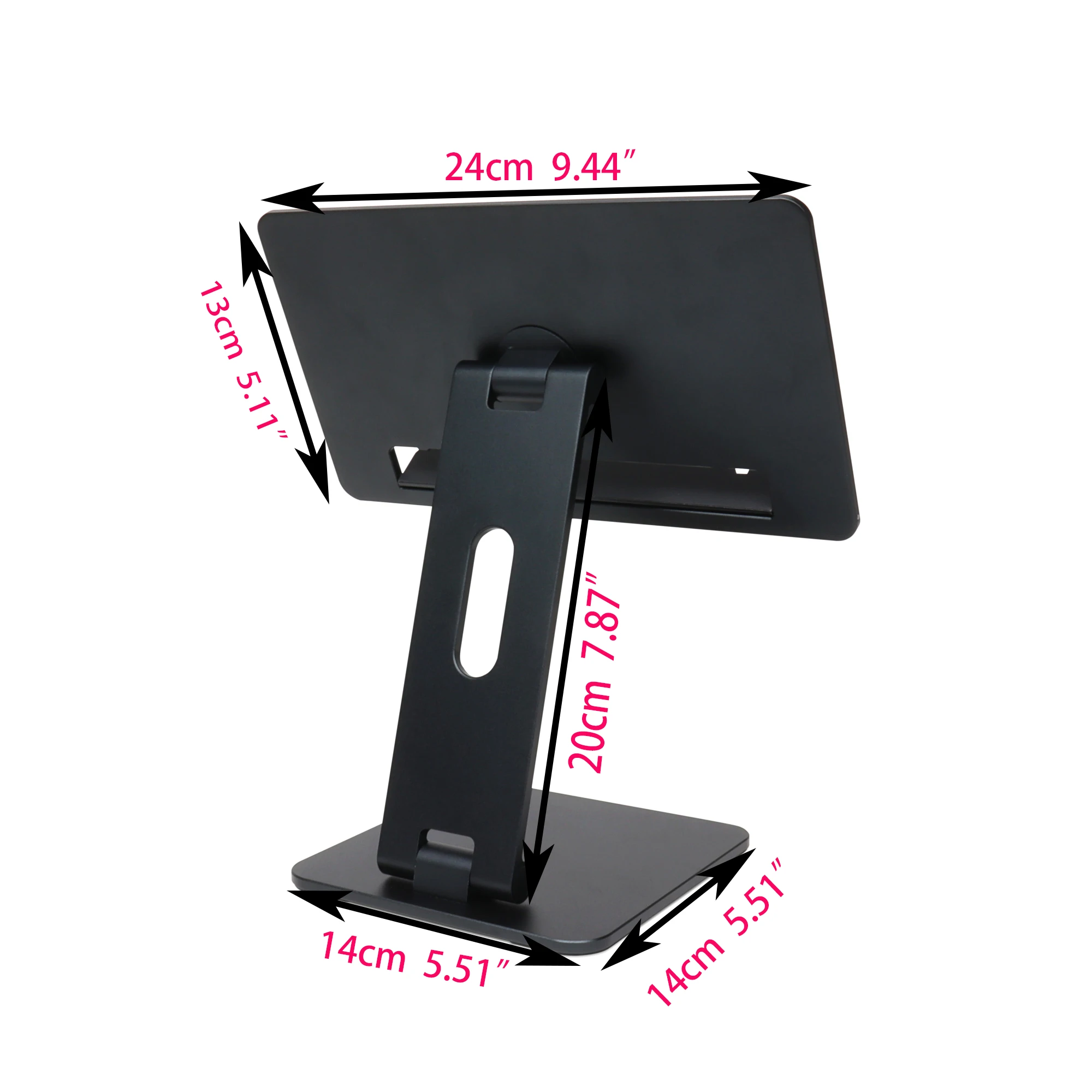 Aluminum Adjustable Desk Magnet Tablet Stand 11inch Magnetic Holder For ...