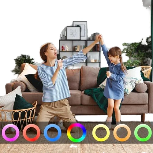 RGB Children's Karaoke Microphone YS23 A New Generation Of Karaoke Device Suitable For Family Entertainment With Children.(pic8)