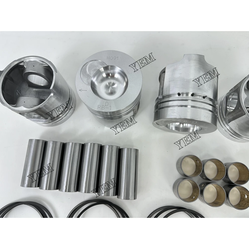 Agricultural Engine Parts LR6108 Piston Piston Ring Assembly for YTO LR6108 Piston Piston Ring Assembly 3