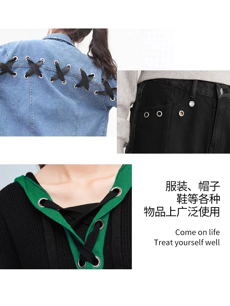 Factory Price Custom Brass Metal Grommet Shoes Round Eyelet For Garment