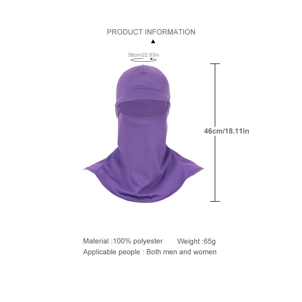 Windproof Muslim Woman UV Protection Pink Visor Sun Design Balaclava Stylish Character for Sports Fishing Business Daily Use