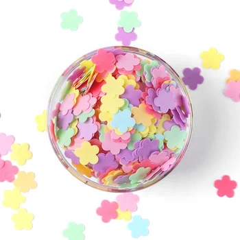 Easters' edible wafer paper flowers hot sale bulk Bright Color  candy cake decorations for docnut and cake decor edibles