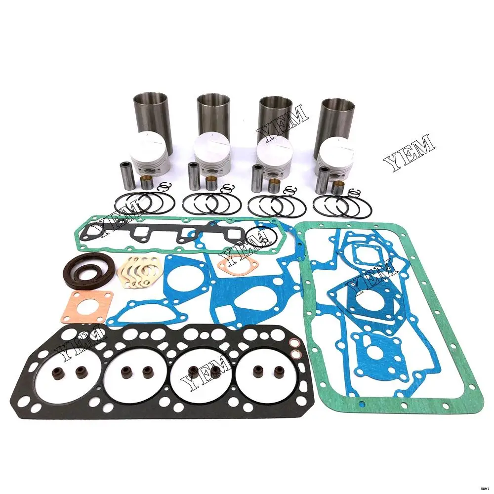 High-Performance K4N Rebuild Kit With Head Gasket Set Piston Ring Liner for Mitsubishi