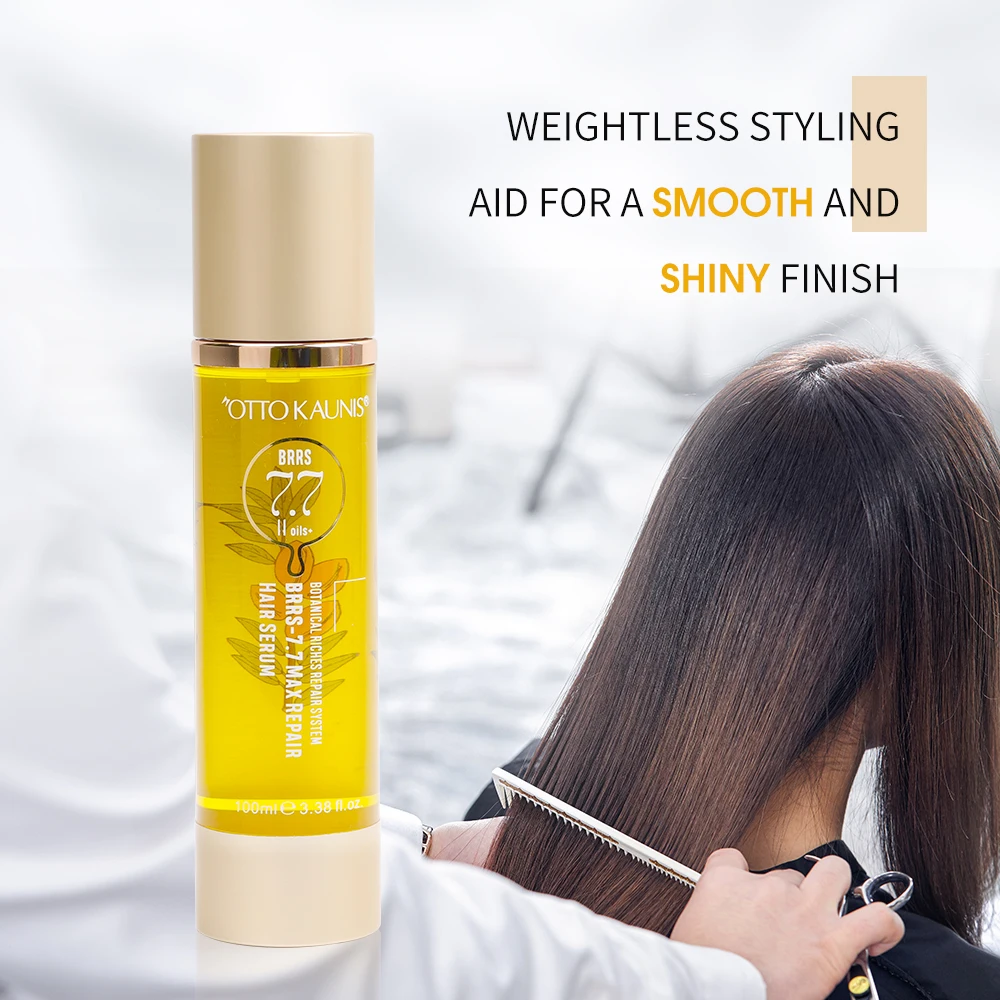 Custom Label 100ml Max Repair Keratin Jojoba Organic Argan Oil Biotin Light Smoothing Silky Repair Hair Oil Serum for Hair Care