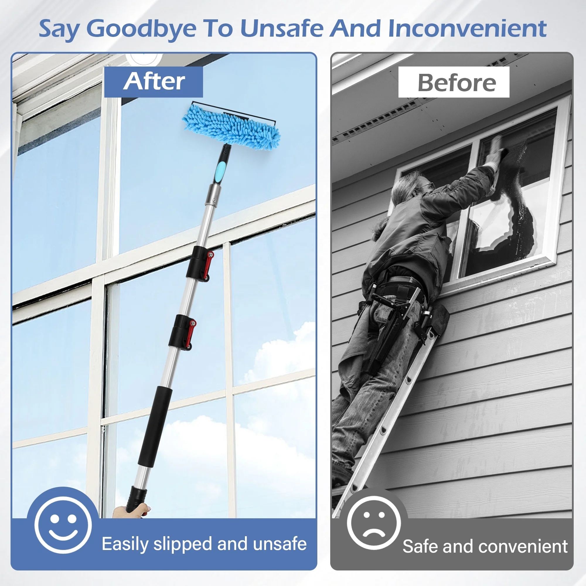 Customizable Aluminum With Lock Rod Ripple Adjustable Small Telescopic Poles