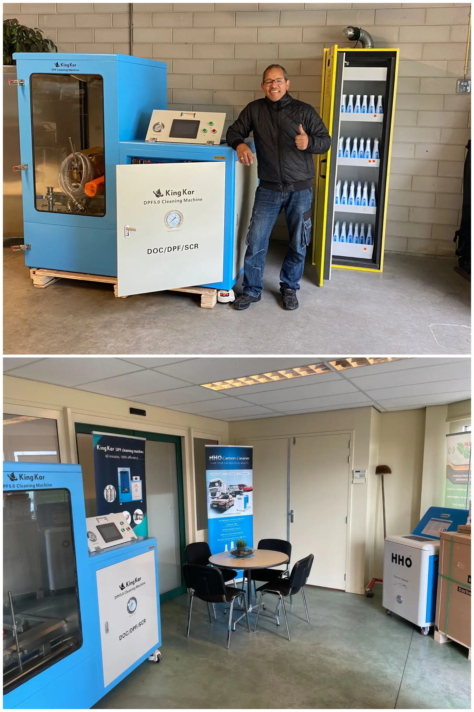 Kingkar Industrial Ultrasonic Dpf Catalytic Convertor Engine Cleaning