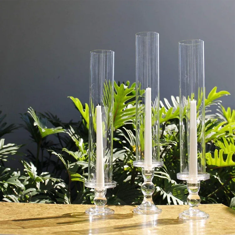 Cylindre En Verre Transparent Pour Bougies – Protège Du Vent Et Sublime Vos Décorations