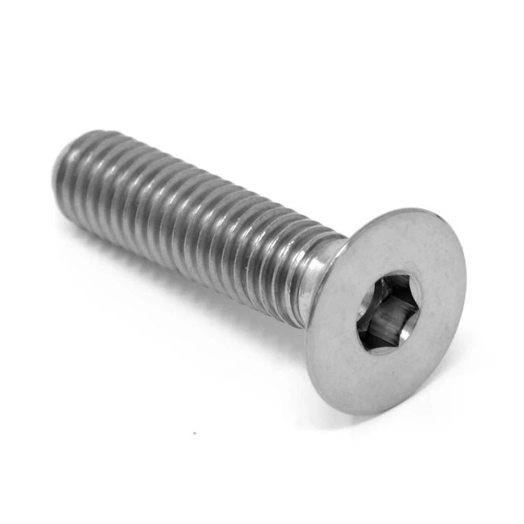 M4 M5 M6 M8 Din7991 Allen Bolt Titanium Flat Head Countersunk Screw ...