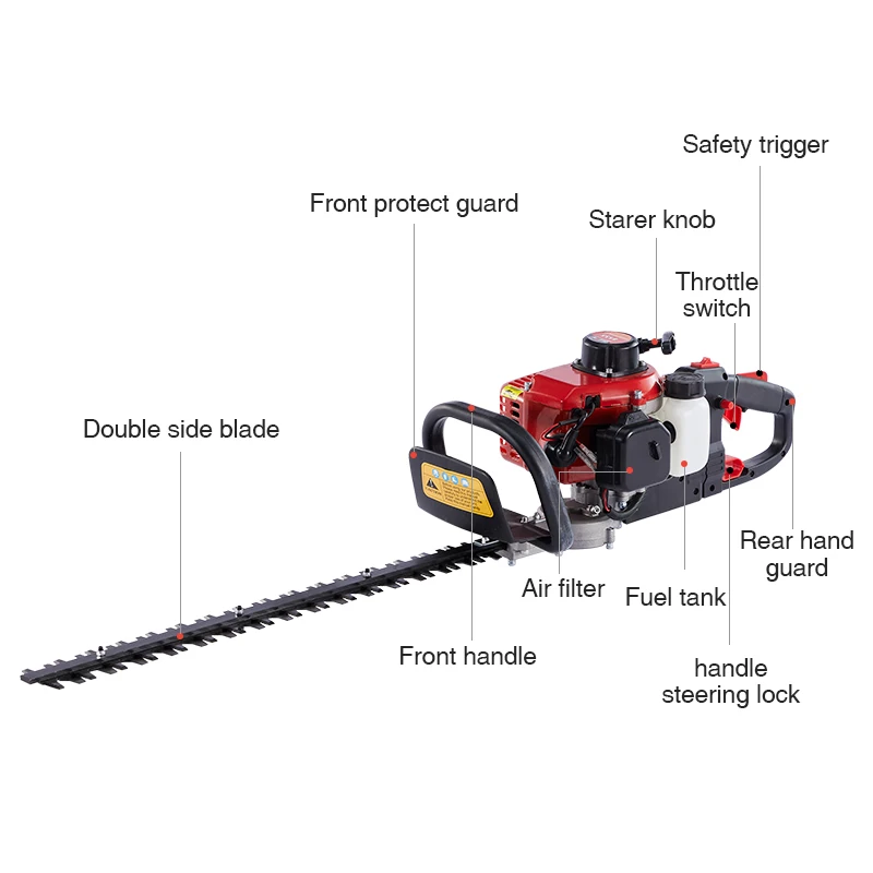 2 Stroke Hedge Trimmer Excavator Power Clutch Hydraulic Tractor