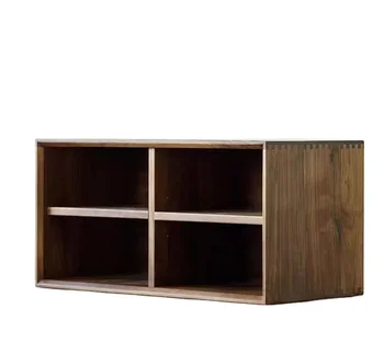 MDF Solid wood bookcase free combination of storage storage display dining cabinet living room TV cabinet partitions