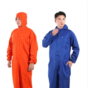 Work Coverall Suits Waterproof Polyester Camouflage Uniform for Men Engineer Mechanic