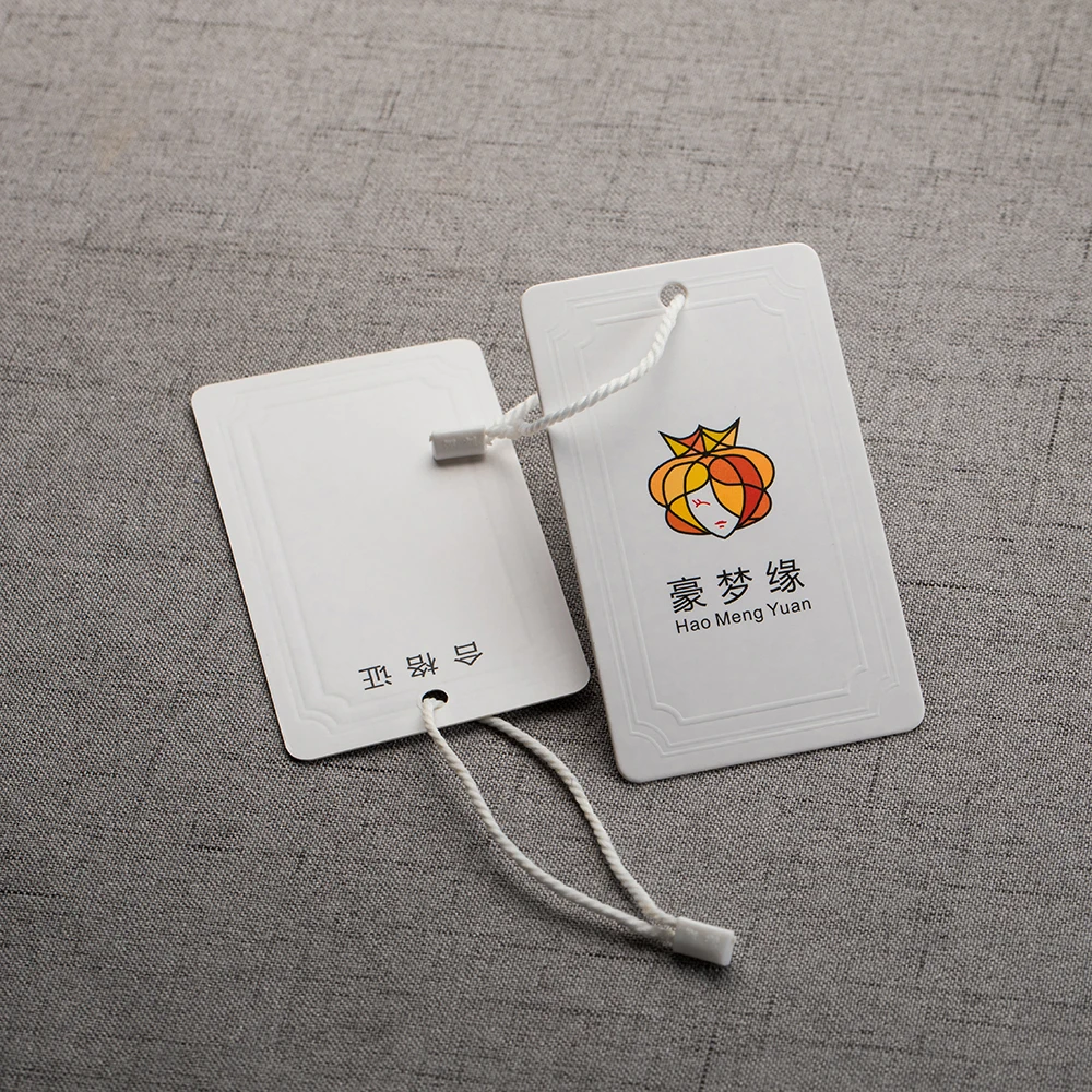 product custom luxury garment hang tags wholesale hair clothing paper card label and tags-6
