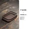 Bamboo storage basket - small