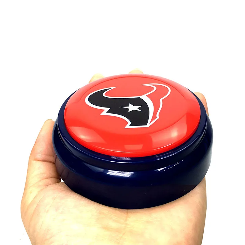 Factory Custom Music Magnetic Push Button Promotional Funny Talking Toys Beep Noise Button Game Buzzer Sound Button
